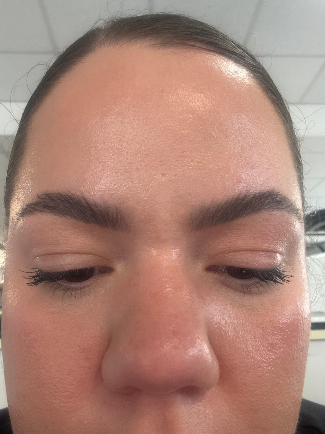 Customer photo review of Brow Lift Gel