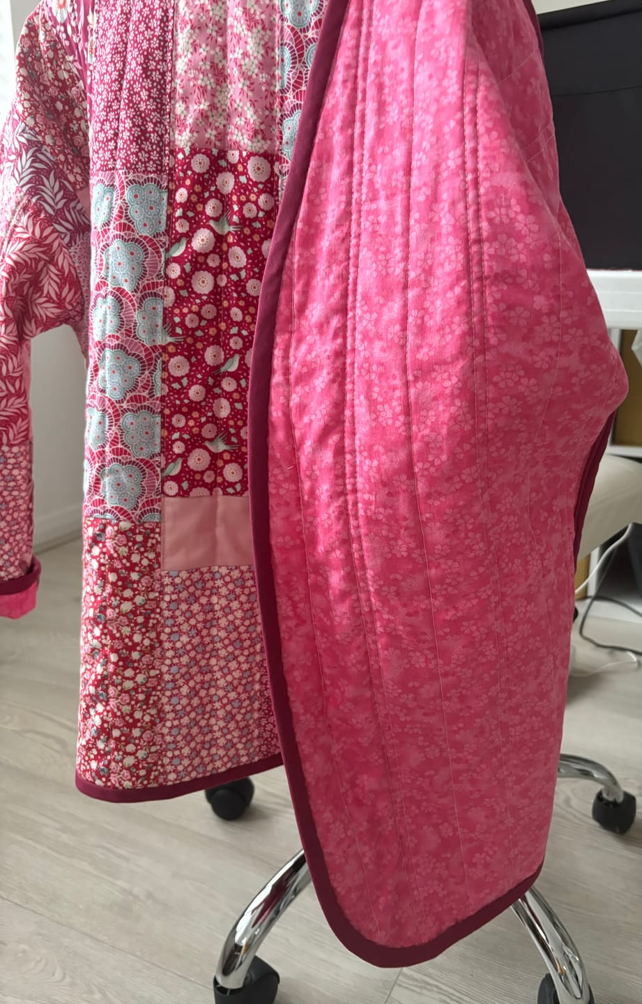 Customer photo review of Mini Oriental Flowers Craft Cotton Blender Fabric - John Louden