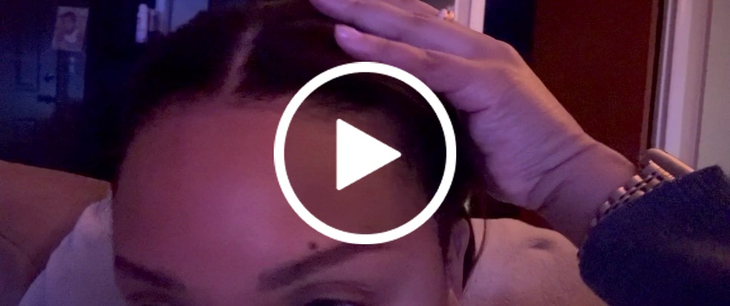 Customer video review of Lace Glue