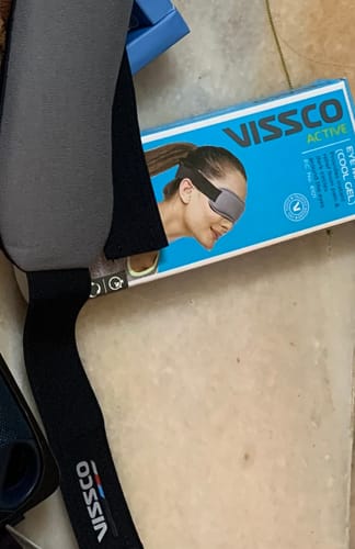 Customer photo review of Eye Mask (Cool Gel)| Eye Relaxing Mask For Puffy, Tired Eyes | Dark Circles & Dry Eyes (Grey)