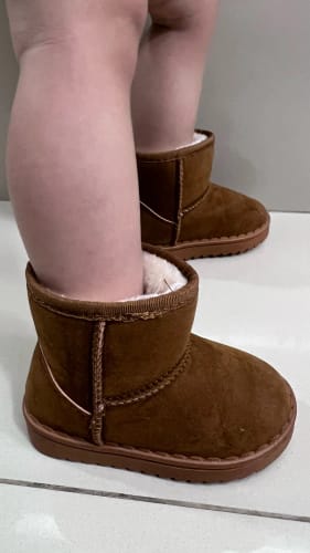 Customer photo review of Fur Lining Snow Boots