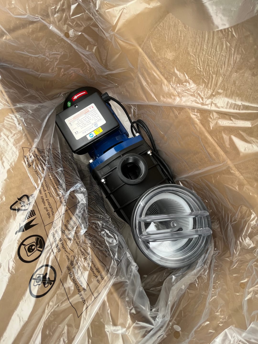 Customer photo review of Bomba para Piscina Antilén 0.5 hp