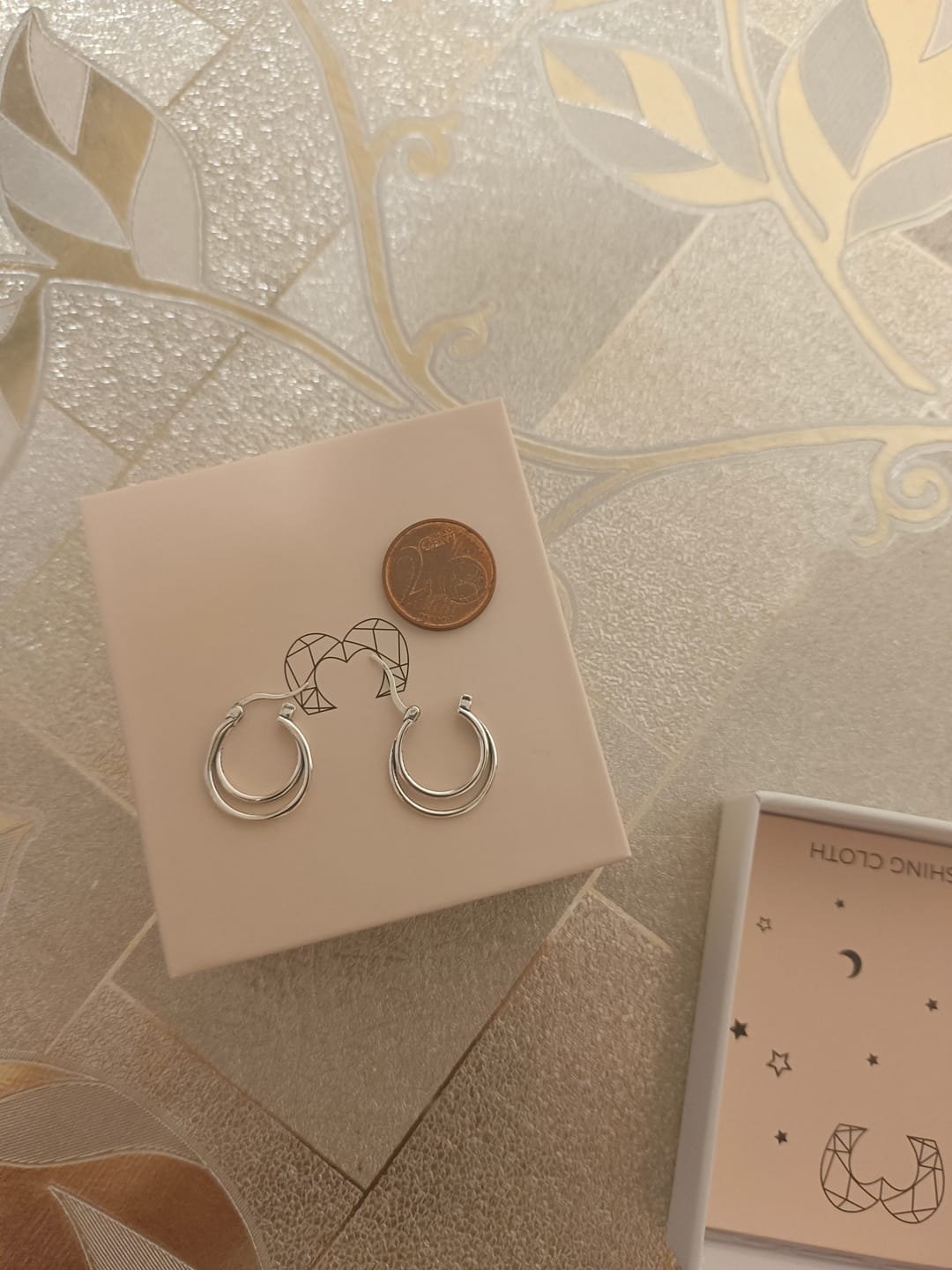 Customer photo review of Pendientes Doble aro