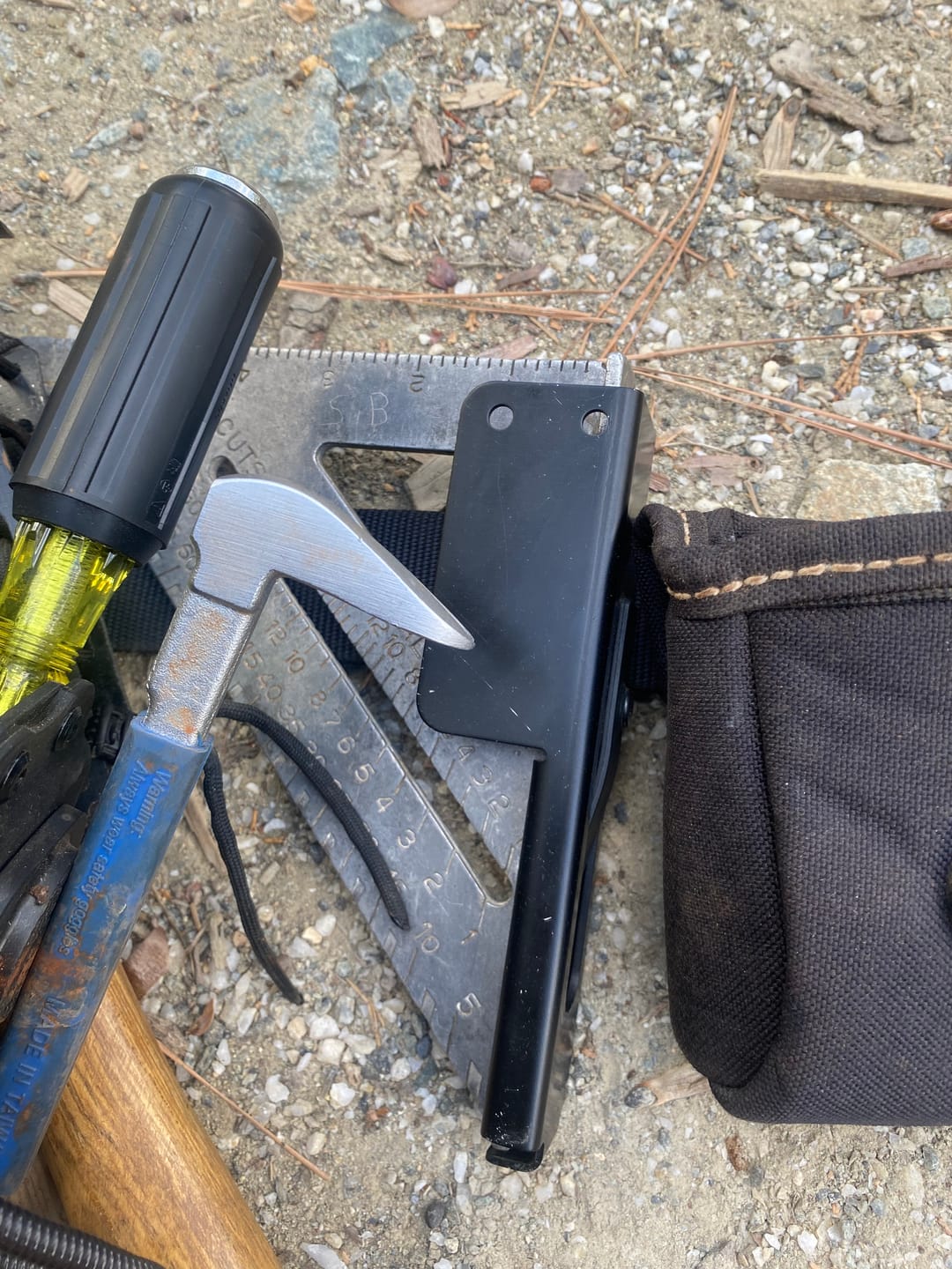 Customer photo review of SquareMaster Pro | Clip-On Square Holster
