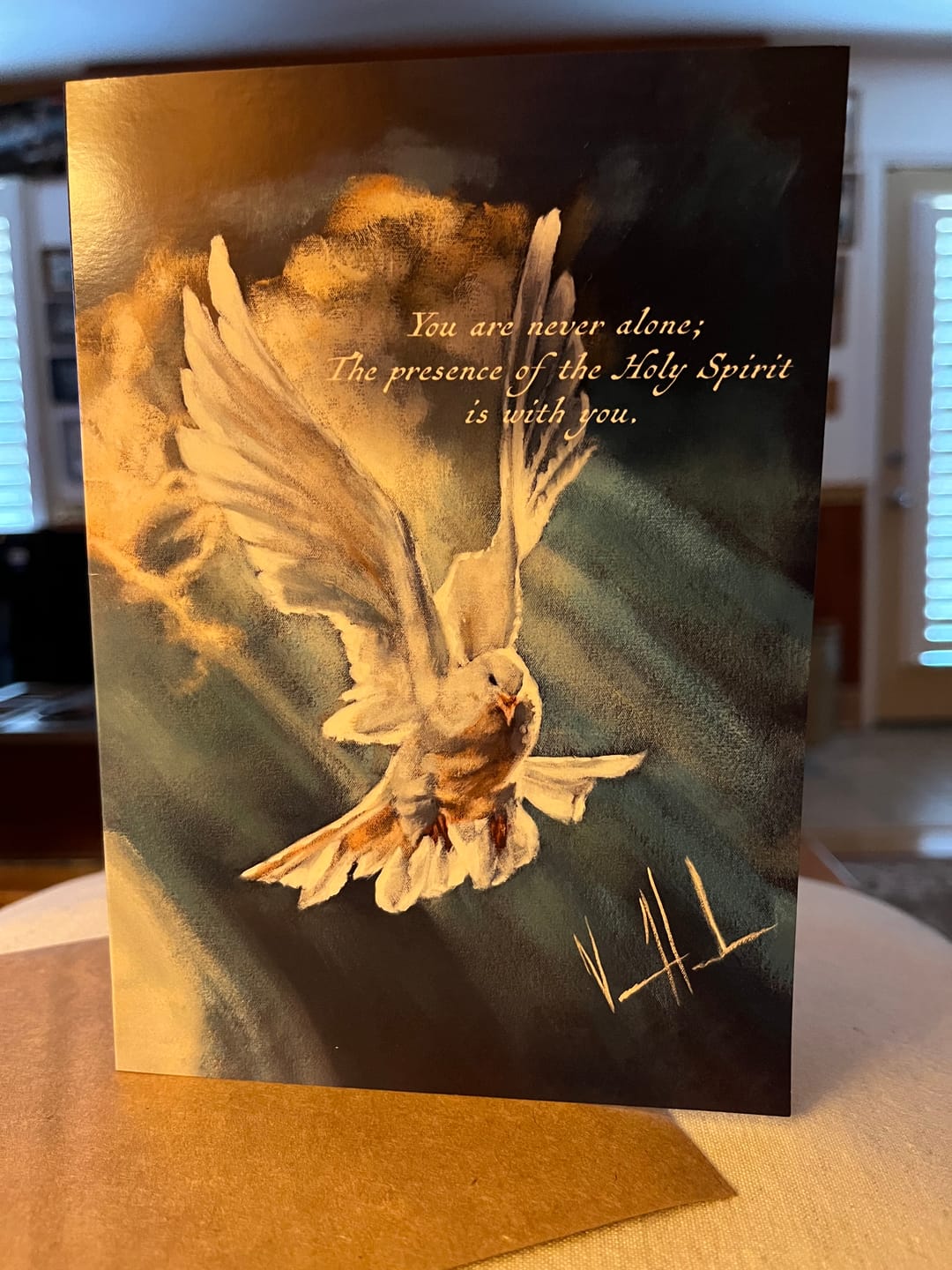 Customer photo review of "Breath of Heaven" Greeting Card