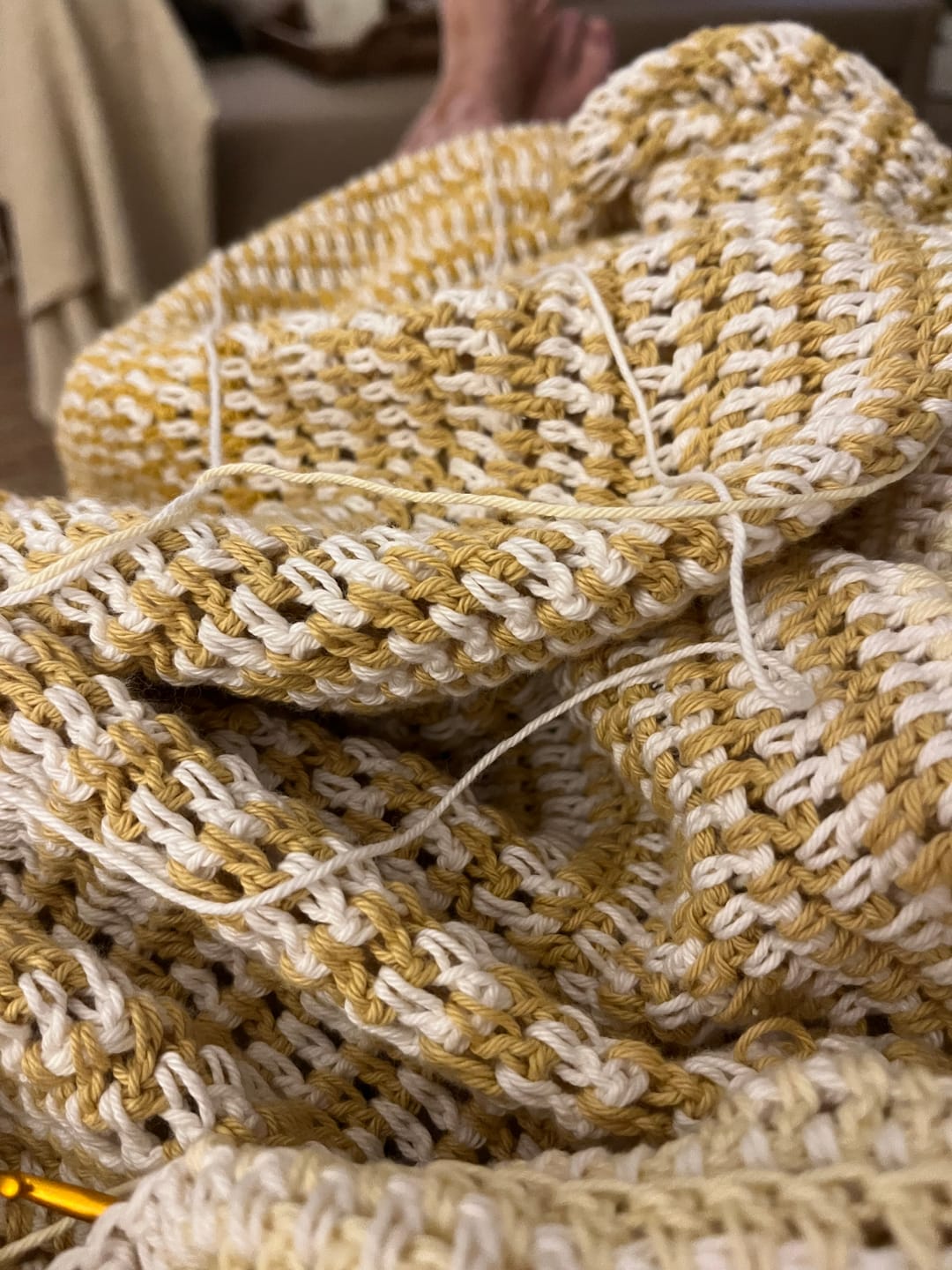 Customer photo review of Wren 8 ply Cotton Fiddlesticks