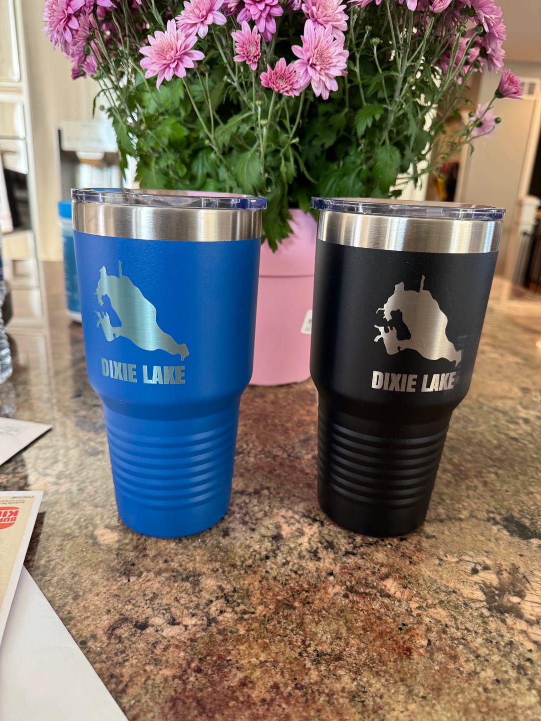 Customer photo review of Custom Lake 30oz Tumbler