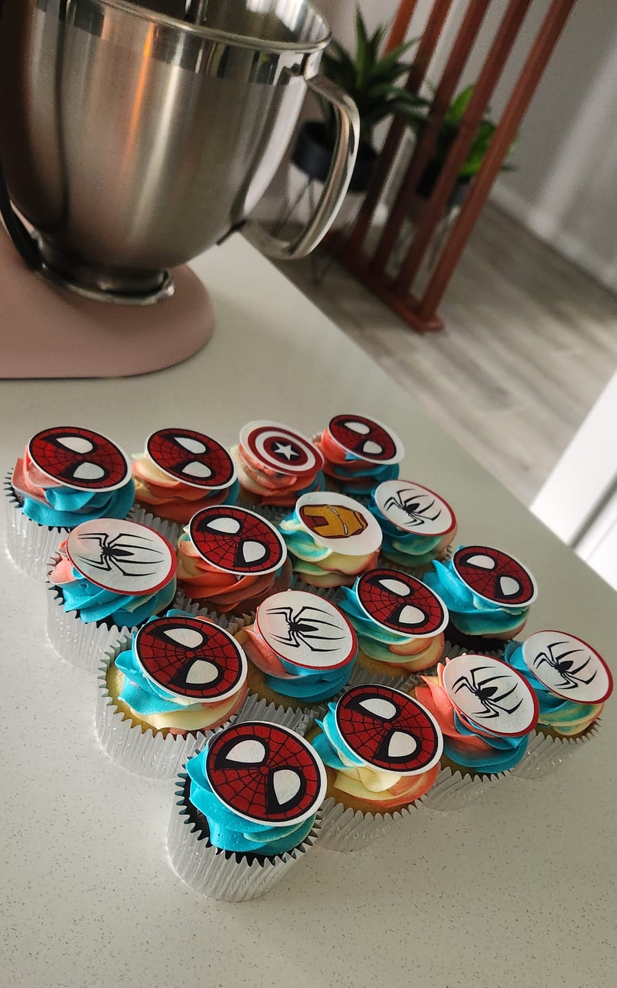 Customer photo review of Spiderman – Edible Icing Images