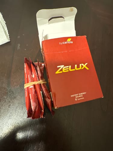 Customer photo review of Zelux Sachets Box Natural Libido Booster | 8 Sachets