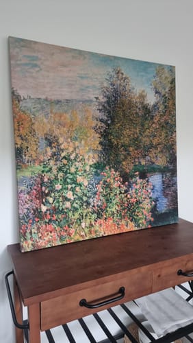 Customer photo review of Corner of the Garden at Montgeron, 1876 by Claude Monet