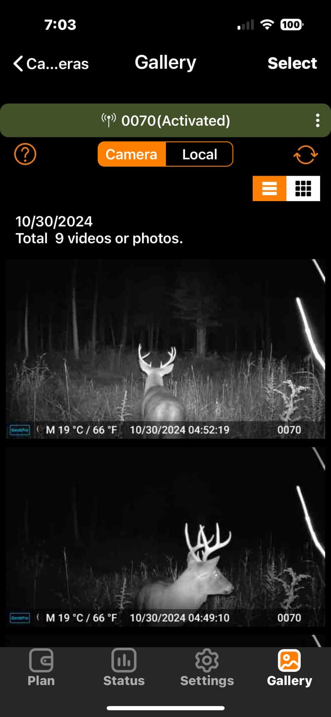 Customer photo review of GardePro X60P Live Max (Cellular)