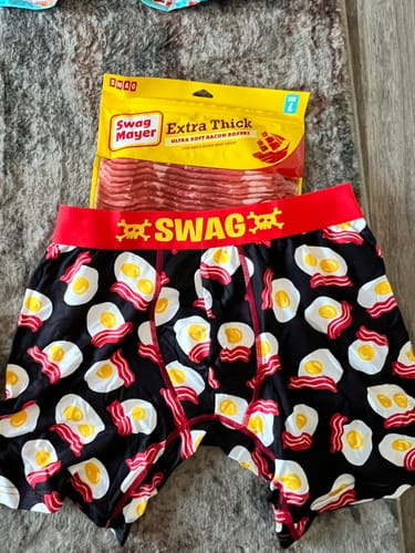 Customer photo review of SWAG - Bacon Boxers
