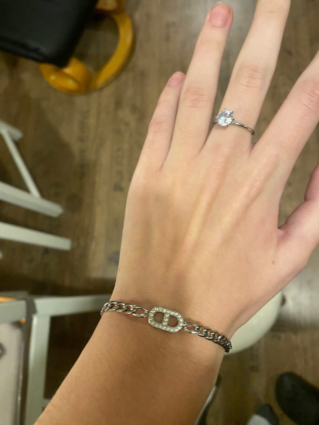 Customer photo review of Verena Ring | 18K vergoldet