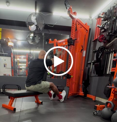 Customer video review of Young Buck Bench