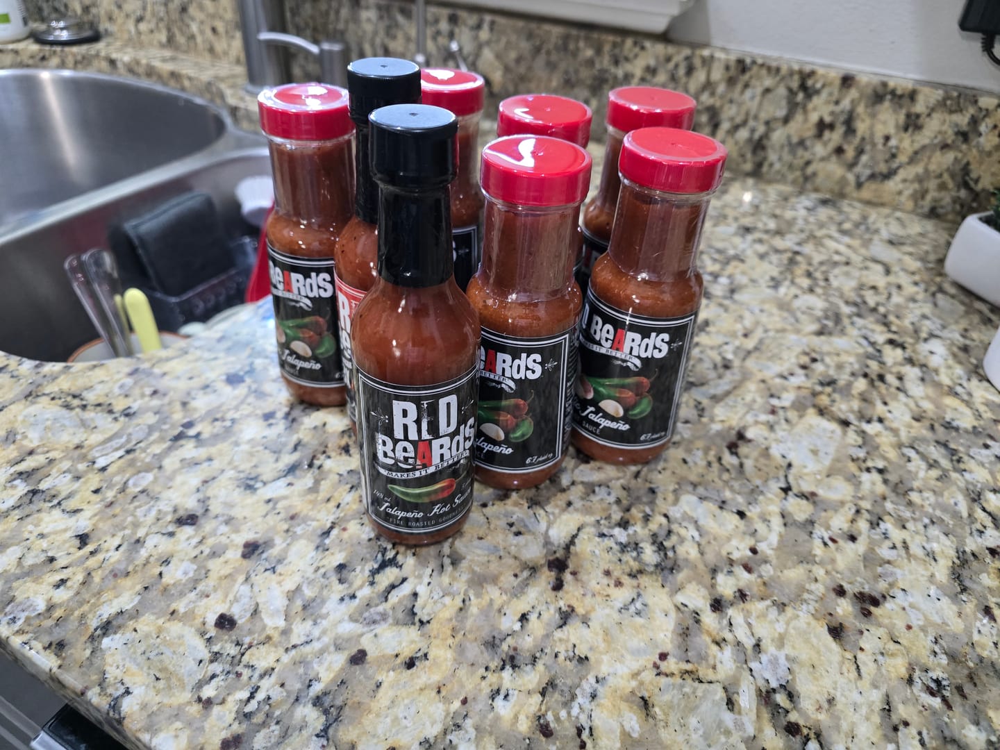 Customer photo review of FIRE ROASTED JALAPEÑO HOT SAUCE