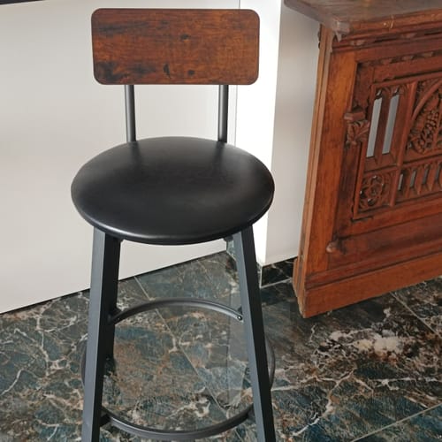 Customer photo review of Σκαμπό για Πάσο Κουζίνας σετ 2 Σκαμπό Πάγκου Μπάρ 62εκ ύψος καθίσματος LB-C059B81