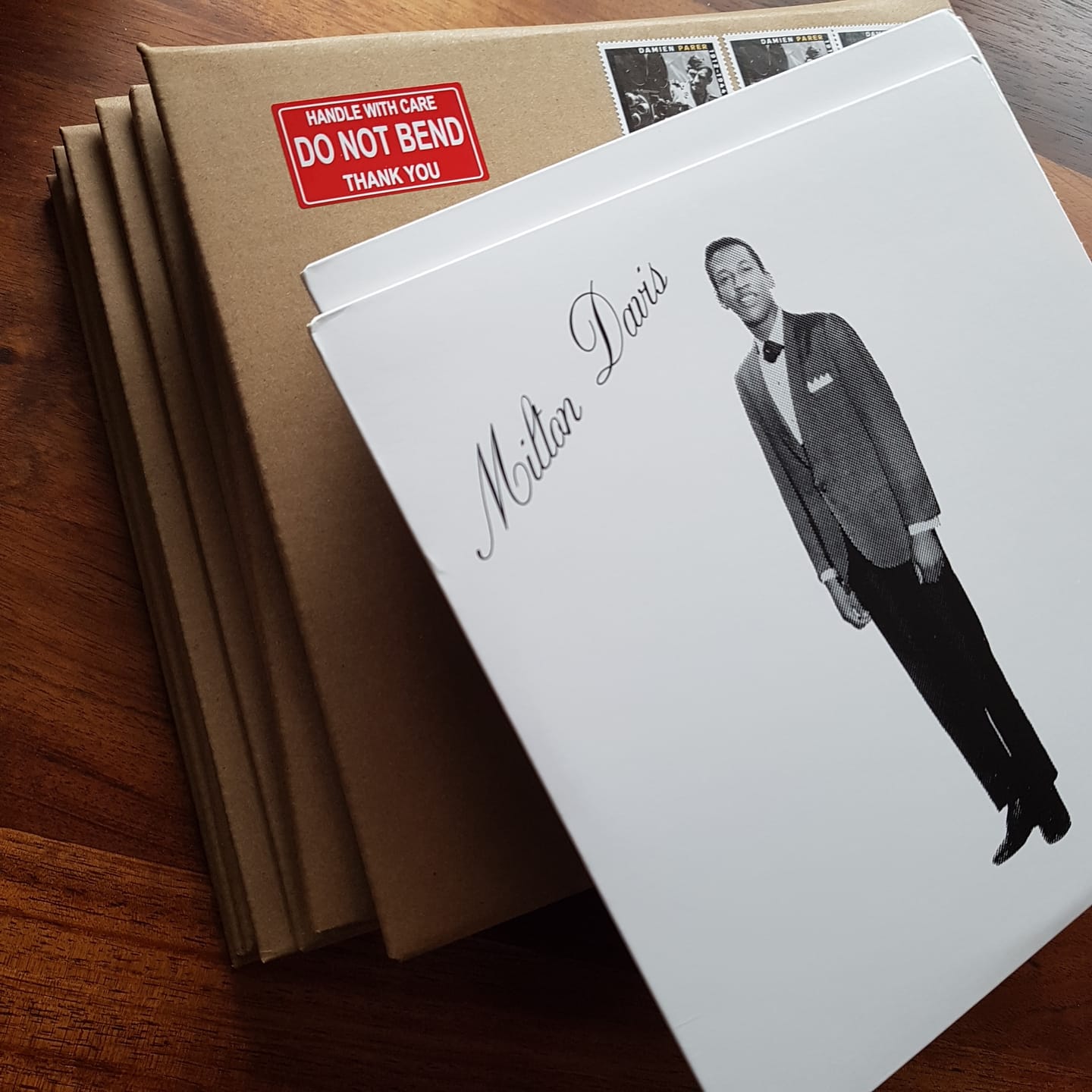 Customer photo review of Vinyl Record Rigid Mailer 225 x 205mm for 7 inch Vinyl EP