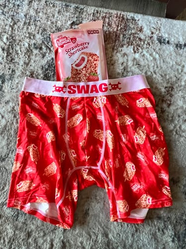 Customer photo review of SWAG - Popsicle Aisle BOXers: Strawberry Shortcake (in bag)