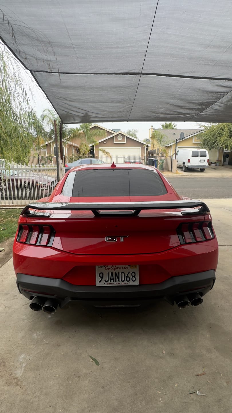 Customer photo review of 2024-Up Mustang GT350 Rear Spoiler
