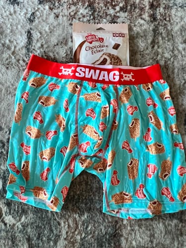 Customer photo review of SWAG - Popsicle Aisle BOXers: Chocolate Eclair (in bag)