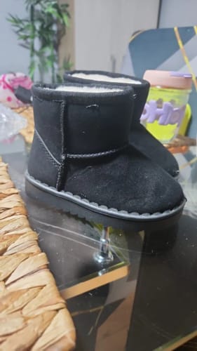 Customer photo review of Fur Lining Snow Boots