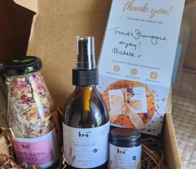Customer photo review of Magnesium Oil with Lavender