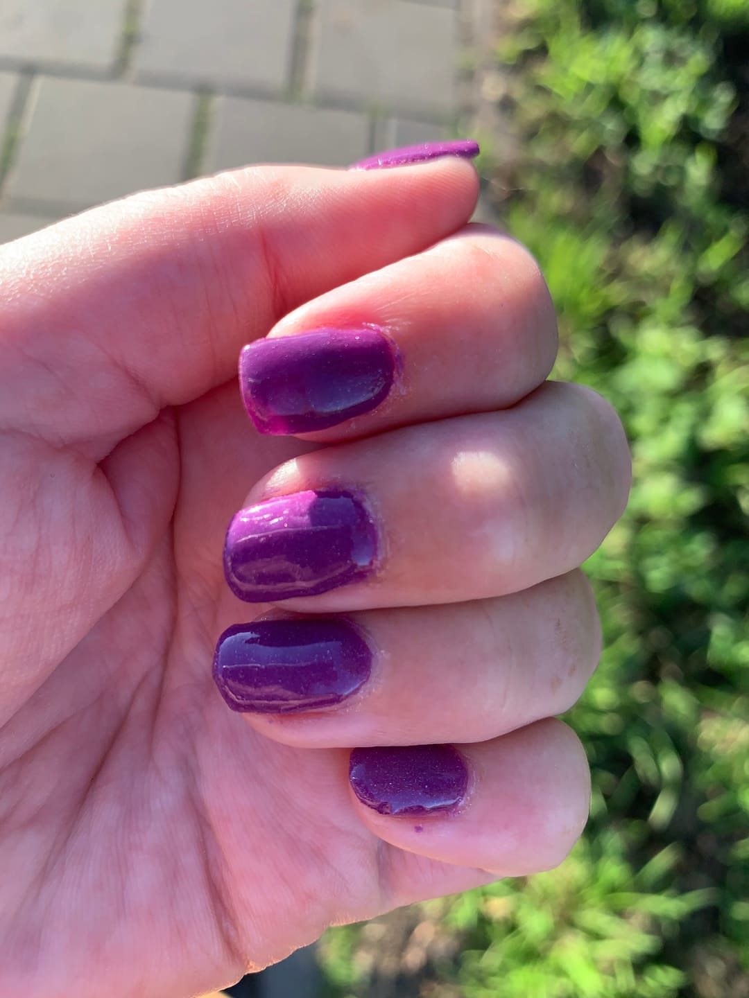 Customer photo review of Diamond Night Dipping Powder