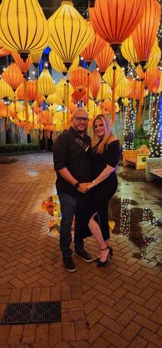 Customer photo review of Lucretia One Shoulder Ribbed Midi Dress - Black
