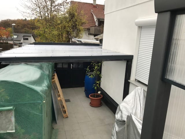 Customer photo review of Doppelstegplatte 16 mm Polycarbonat X-Struktur glasklar