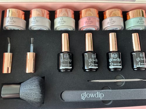 Customer photo review of Bamboo Bliss Dipping Powder