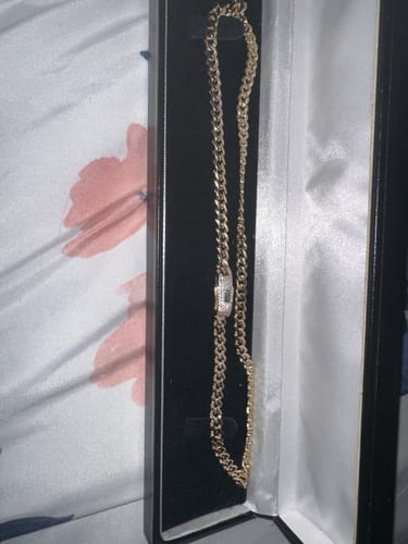 Customer photo review of *NEW* 14k Hollow Choker for Women (5MM / 16" Inches) 🤩 JTJ™