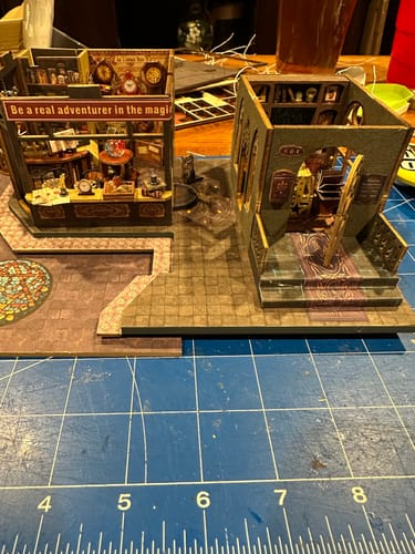 Customer photo review of Holo Magic City DIY Miniature Dollhouse Kit