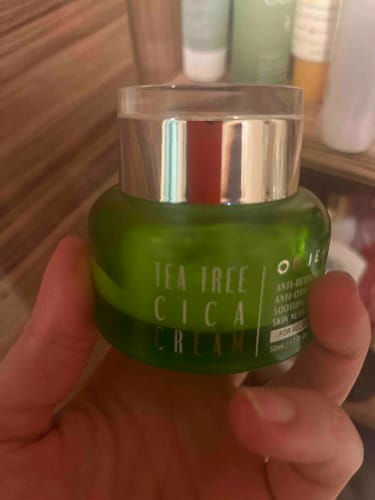 Customer photo review of Orjena Tea Tree Cica Cream 50ml