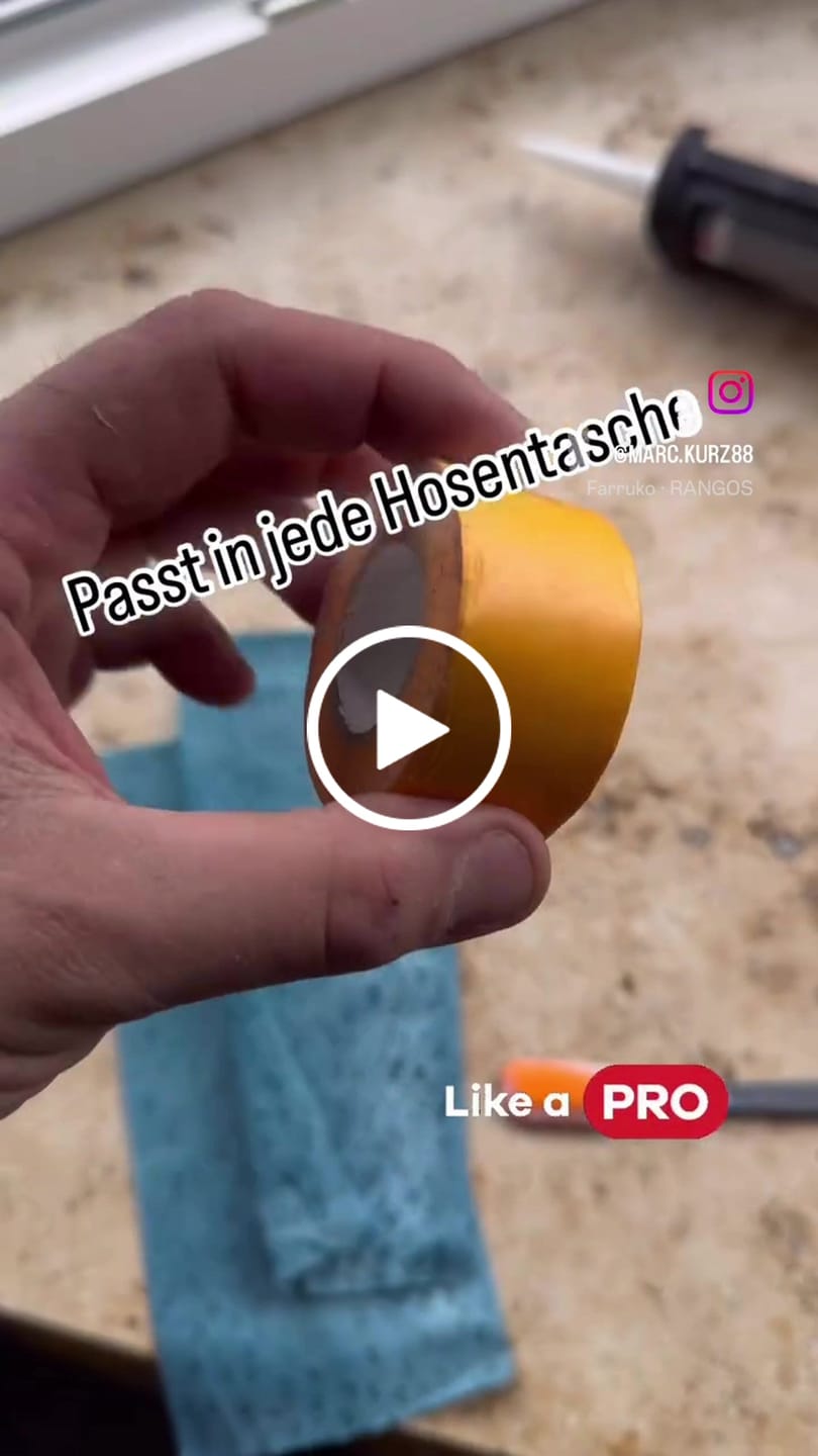 Customer video review of 4x PocketWashi Goldband 30mm – Kompaktes Allzweck-Tape mit UV-Schutz für präzise Farbkanten