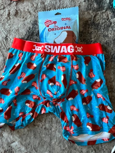 Customer photo review of SWAG - Popsicle Aisle BOXers: Original Chocolate (in bag)