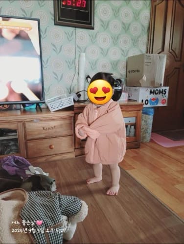 Customer photo review of Kids Embroidered Patch Jacket