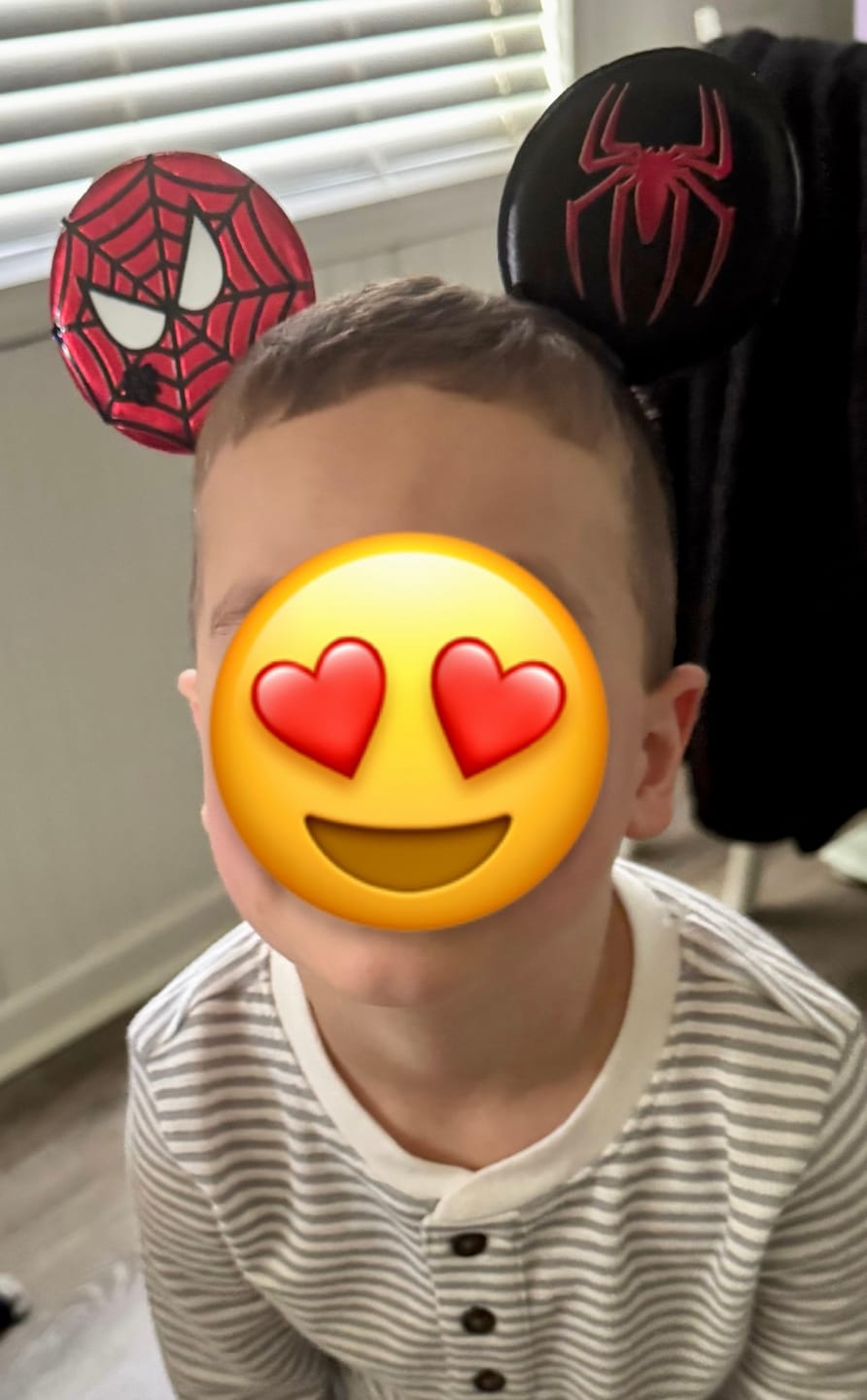 Customer photo review of Spider Mickey Ears for Men