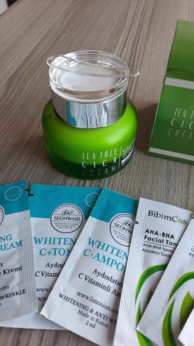 Customer photo review of Orjena Tea Tree Cica Cream 50ml