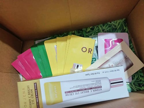 Customer photo review of Orjena Vitamin C Bright Eye Cream 30ml