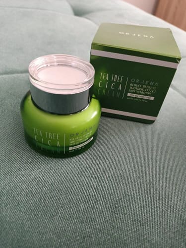 Customer photo review of Orjena Tea Tree Cica Cream 50ml