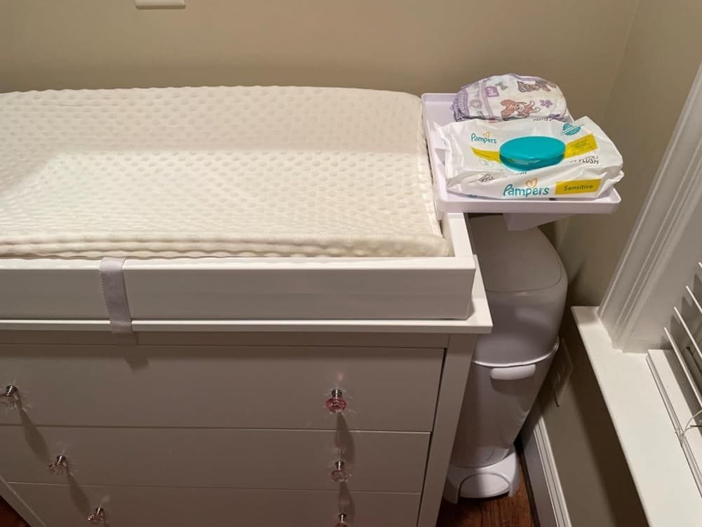 Customer photo review of The CableCatch Bedside Shelf / BedShelfie - CableCatch