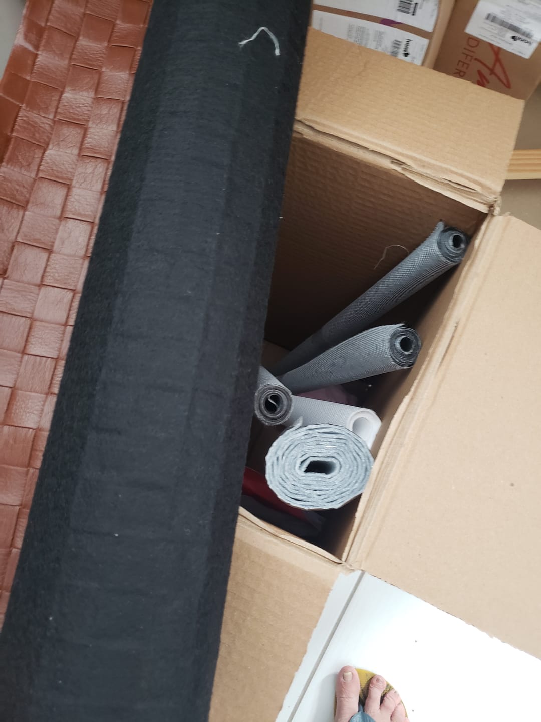Customer photo review of PUXADOR VAZADO N°6 C/CARRINHO NIQUELADO 10 PEÇAS