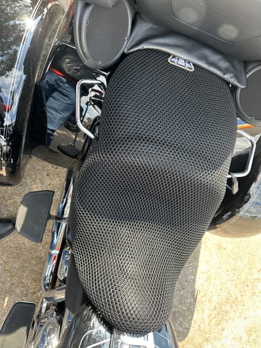 Customer photo review of Wind Rider Seat Cover