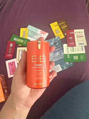 Customer photo review of Skin79 Super Plus Beblesh Balm SPF50 PA++ (Orange) 40ml