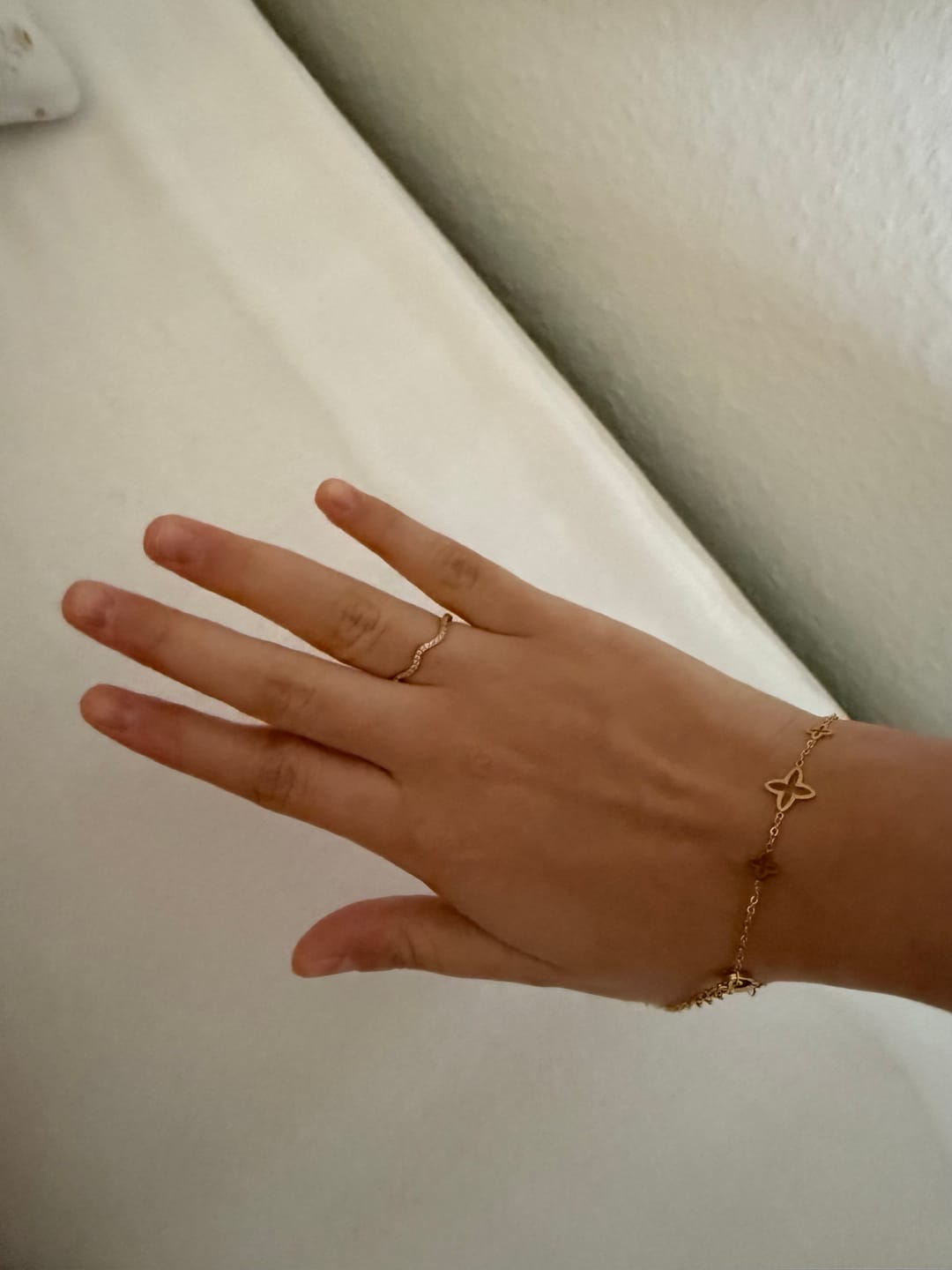 Customer photo review of Wavy Ring | 18K vergoldet