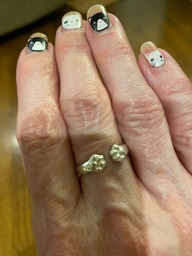 Customer photo review of Paw Hug Ring