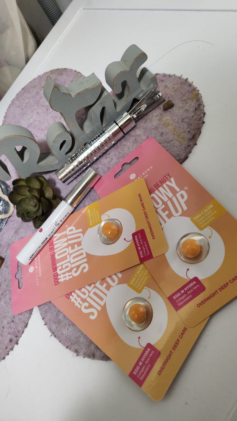 Customer photo review of 5er Pack GLOWYSIDEUP® Overnight Leave-On Maske