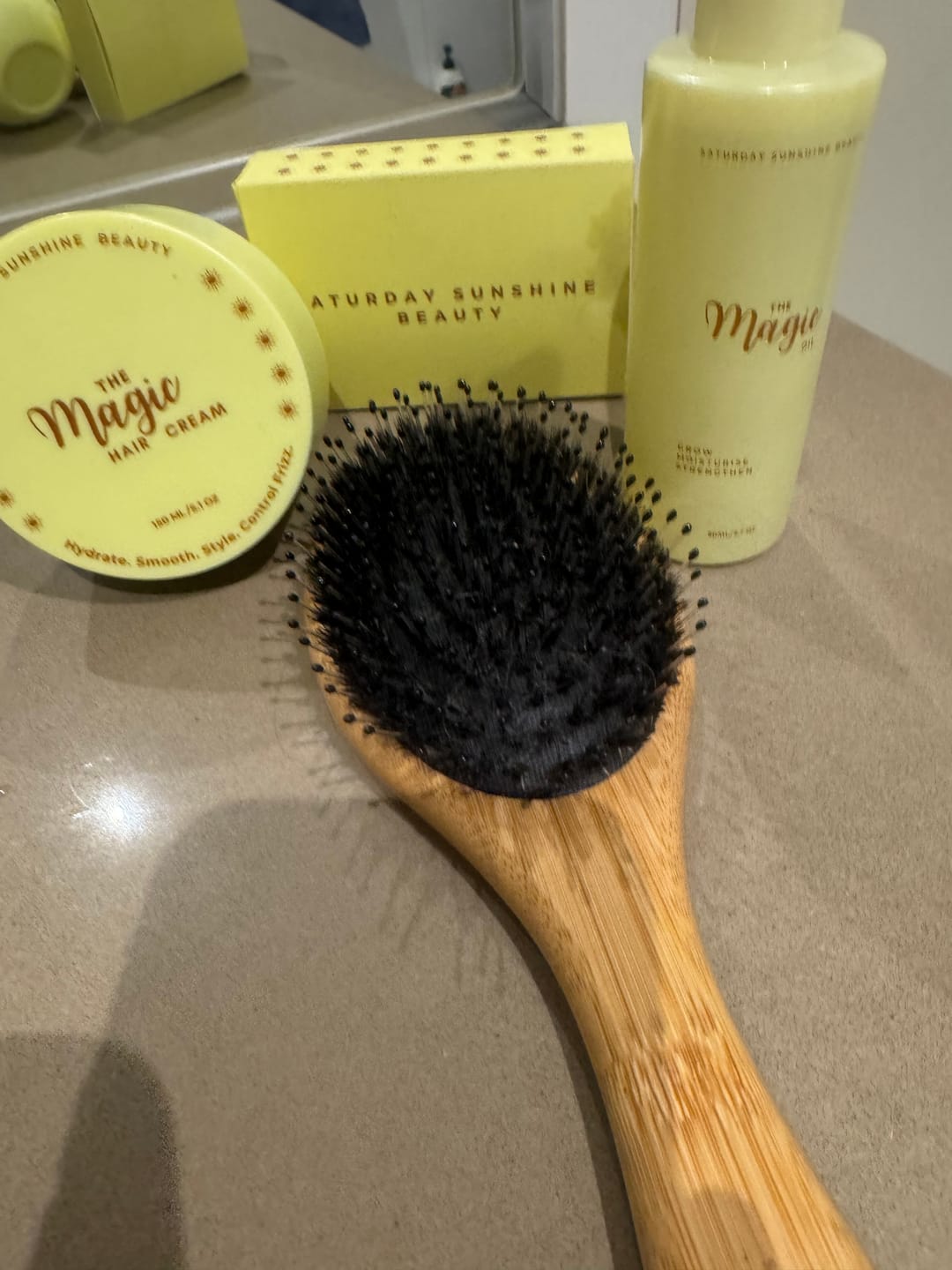 Customer photo review of The Magic Hair Cream