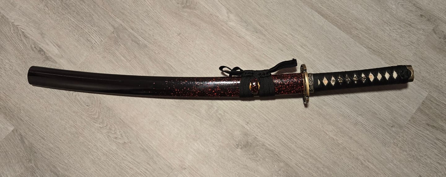 Customer photo review of Custom Wakizashi Build your own Wakizashi sword