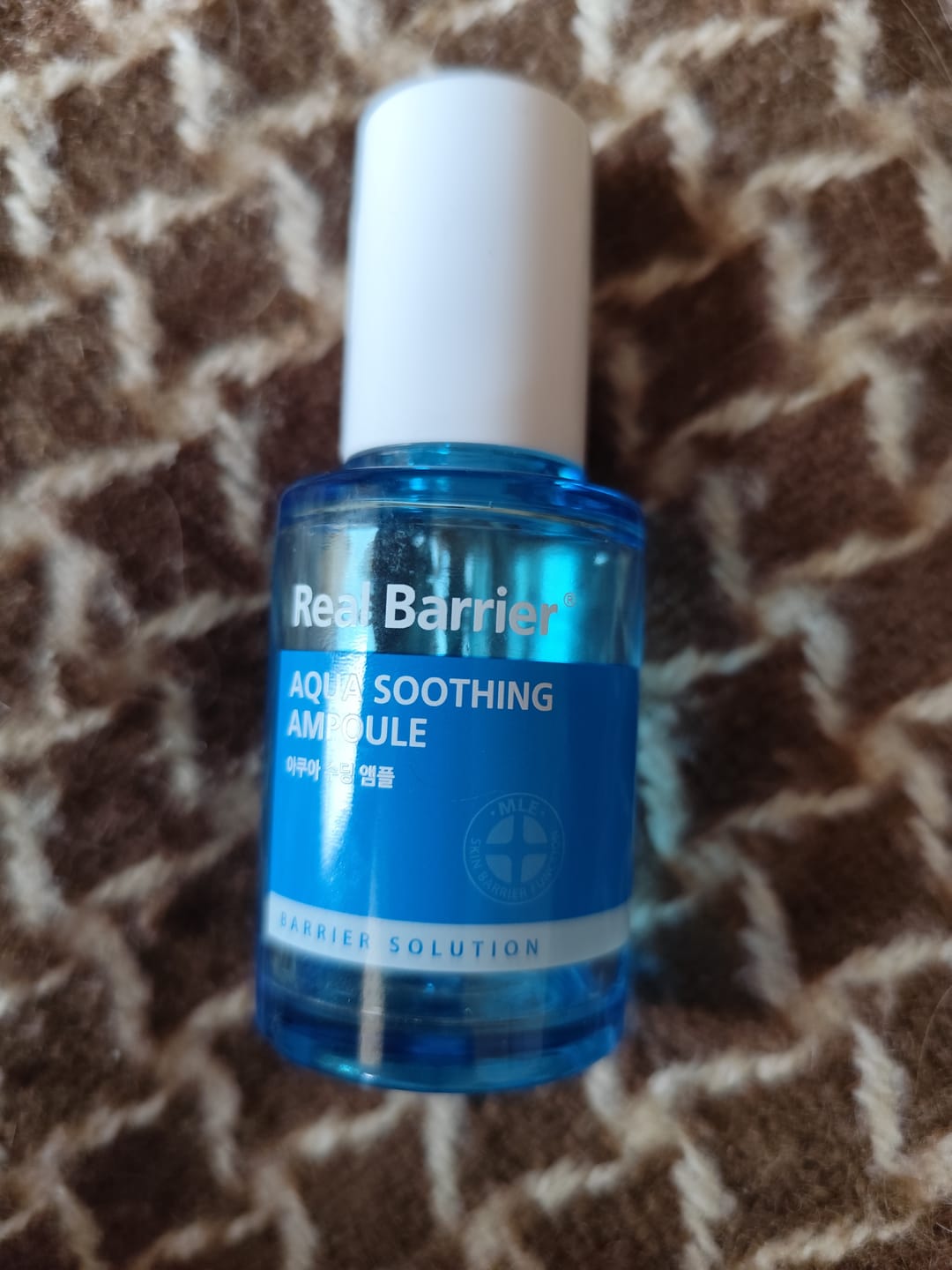 Customer photo review of Hialurona serums Real Barrier Aqua Soothing Ampoule